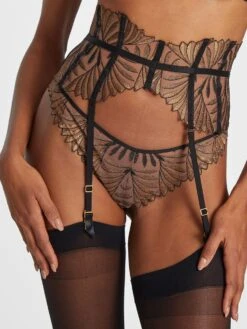 Strapsgürtel SENSORY ILLUSION Von Aubade X Iris Van Herpen 11 Strapsgürtel SENSORY ILLUSION Von Aubade X Iris Van Herpen -MAISON LEJABY Verkaufsgeschäft strapsguertel gold schwarz rc52 sensory illusion aubade 5 1