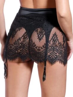 Strapsgürtel Spitze BLACK SWAN Von Prelude Milano -MAISON LEJABY Verkaufsgeschäft strapsguertel schwarz yj286 black swan prelude 2 5