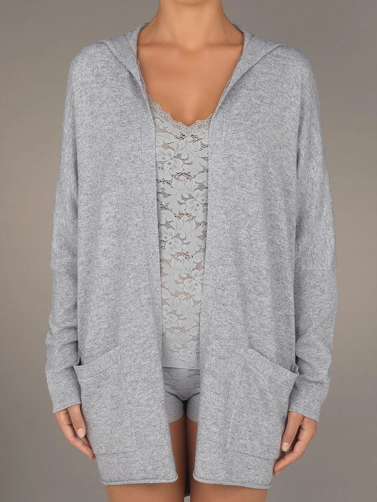 Wolle Kaschmir Kapuzen-Cardigan GRACE 96 Von Pain De Sucre Suggest 6 Wolle Kaschmir Kapuzen-Cardigan GRACE 96 Von Pain De Sucre Suggest – Bild 4