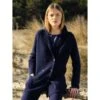 Strickjacke WOLLMIX Mit Knöpfen Von Chiara Fiorini -MAISON LEJABY Verkaufsgeschäft strickjacke wollmix blu cf1338 chiara fiorini 2 3