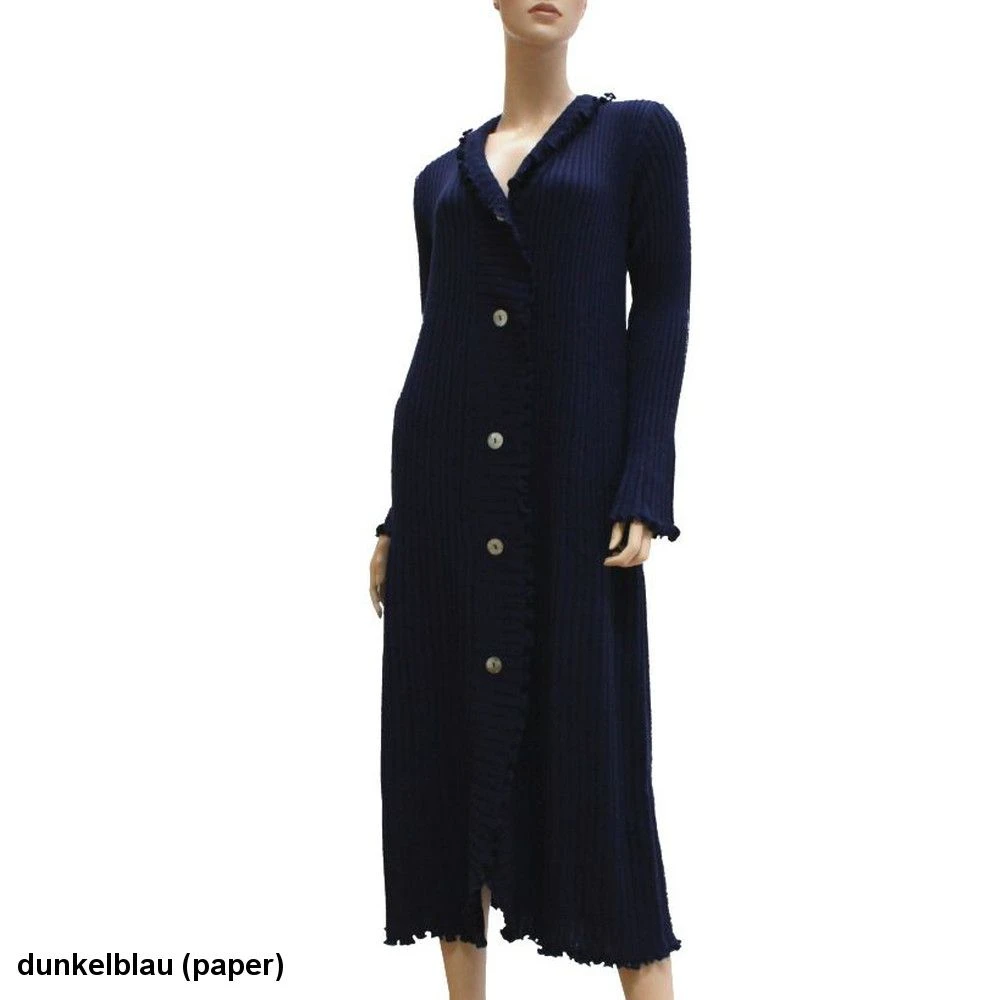 Morgenmantel FILU LANG Merino-Strick Von Paolucci 7 Morgenmantel FILU LANG Merino-Strick Von Paolucci – Bild 5