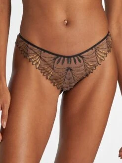 String SENSORY ILLUSION Von Aubade X Iris Van Herpen -MAISON LEJABY Verkaufsgeschäft string gold schwarz rc26 sensory illusion aubade 9 1