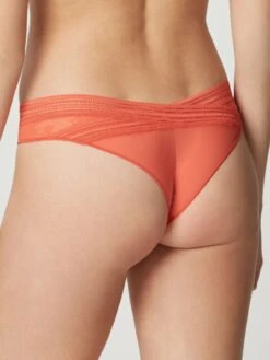 Tüllspitze String MISS LEJABY Von Maison Lejaby -MAISON LEJABY Verkaufsgeschäft string mit spitze orange misslejaby chili maison lejaby 2 1