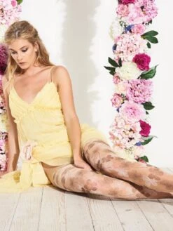 Feinstrumpfhose WATERLILY Von Trasparenze -MAISON LEJABY Verkaufsgeschäft strumpfhose waterlily collant cosmetic trasparenze 2