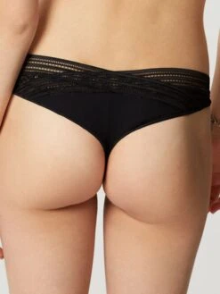 Tüllspitze String MISS LEJABY Von Maison Lejaby -MAISON LEJABY Verkaufsgeschäft tanga schwarz 16462 miss lejaby maison lejaby 2 1