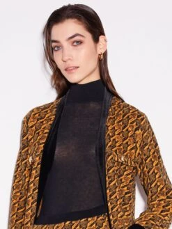 Rollkragenshirt KASCHMIR VISCOSE Von Chiara Fiorini -MAISON LEJABY Verkaufsgeschäft top rollkragen kaschmir viscose nero cf1318 chiara fiorini 2 6 1 1