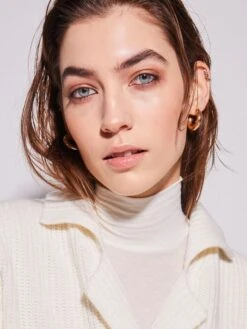 Rollkragenshirt KASCHMIR VISCOSE Von Chiara Fiorini -MAISON LEJABY Verkaufsgeschäft top rollkragen kaschmir viscose panna cf1318 chiara fiorini 2 6 1 1