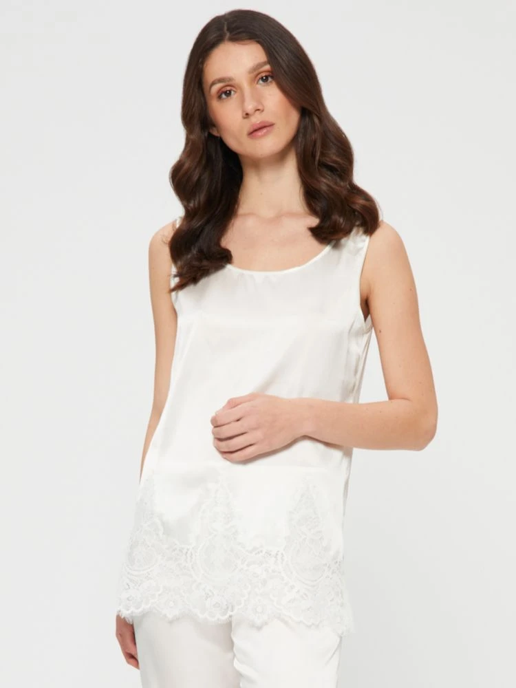 Seidentop Camisole SETA No. 11 Mit Spitze Von Chiara Fiorini 7 Seidentop Camisole SETA No. 11 Mit Spitze Von Chiara Fiorini – Bild 5