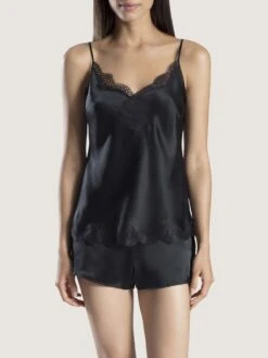 100% Seide Top SOIE D´AMOUR Von Aubade 37 100% Seide Top SOIE D´AMOUR Von Aubade -MAISON LEJABY Verkaufsgeschäft top seide schwarz ms38 soi d amour aubade 3