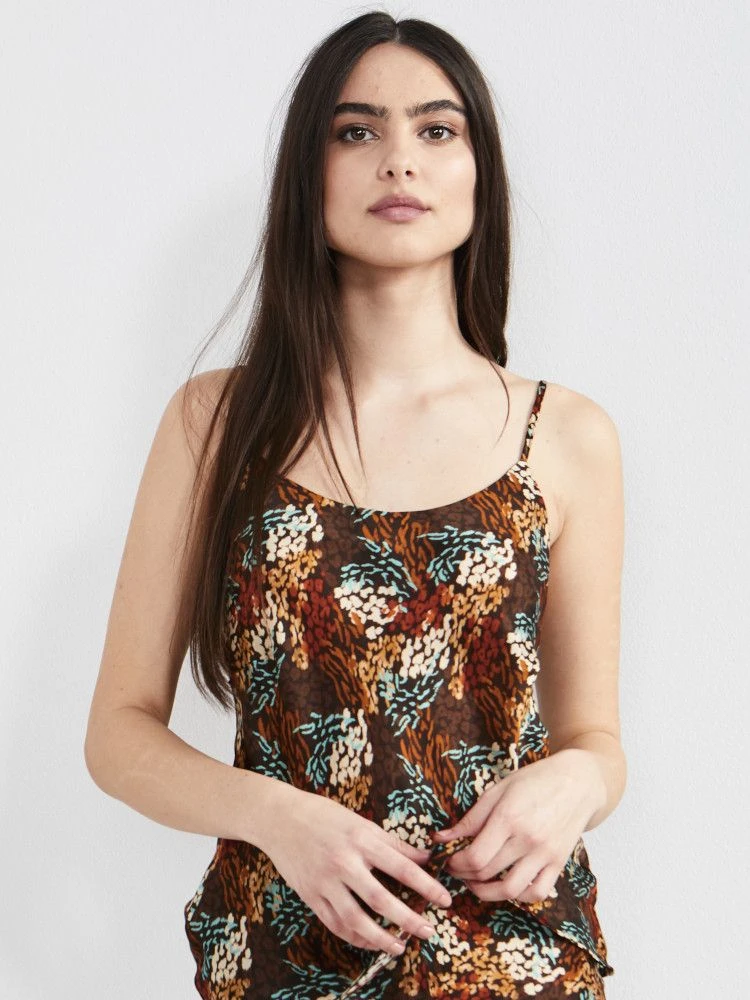 100% Seide Trägertop KLASSIK SATIN Unifarben Von Eva B. Bitzer 9 100% Seide Trägertop KLASSIK SATIN Unifarben Von Eva B. Bitzer – Bild 7