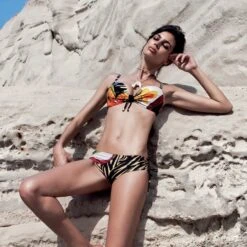 Triangel Bikini ISLAND FLOWER Von Luna -MAISON LEJABY Verkaufsgeschäft triangel bikini island luna swimwear 1