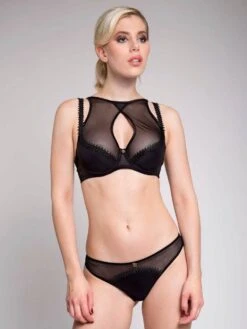 Tüll Rio Slip EISENBAHN Von Diamor -MAISON LEJABY Verkaufsgeschäft tuell bh slip eisenbahn schwarz 7546 4653 d175 diamor 2