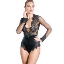 Body Black Swan Aus Spitze Schwarz Von Prelude Milano