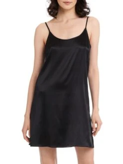 Seidenunterkleid Stretchseide SEDUZIONE DI SETA Von Gattina -MAISON LEJABY Verkaufsgeschäft unterkleid seide schwarz 381400 seduzione di seta gattina 1