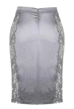 Satin Lingerie Rock MARLENE Mit Spitze Von Prelude Milano 17 Satin Lingerie Rock MARLENE Mit Spitze Von Prelude Milano -MAISON LEJABY Verkaufsgeschäft unterrock grau yx308 prelude 5