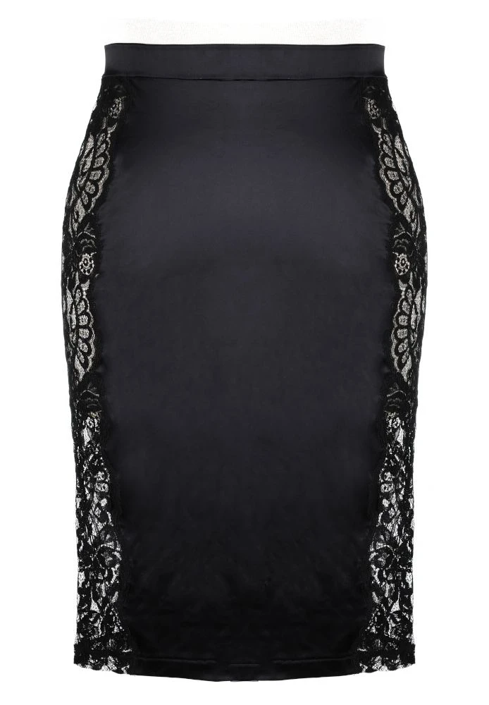 Satin Lingerie Rock MARLENE Mit Spitze Von Prelude Milano 7 Satin Lingerie Rock MARLENE Mit Spitze Von Prelude Milano – Bild 5