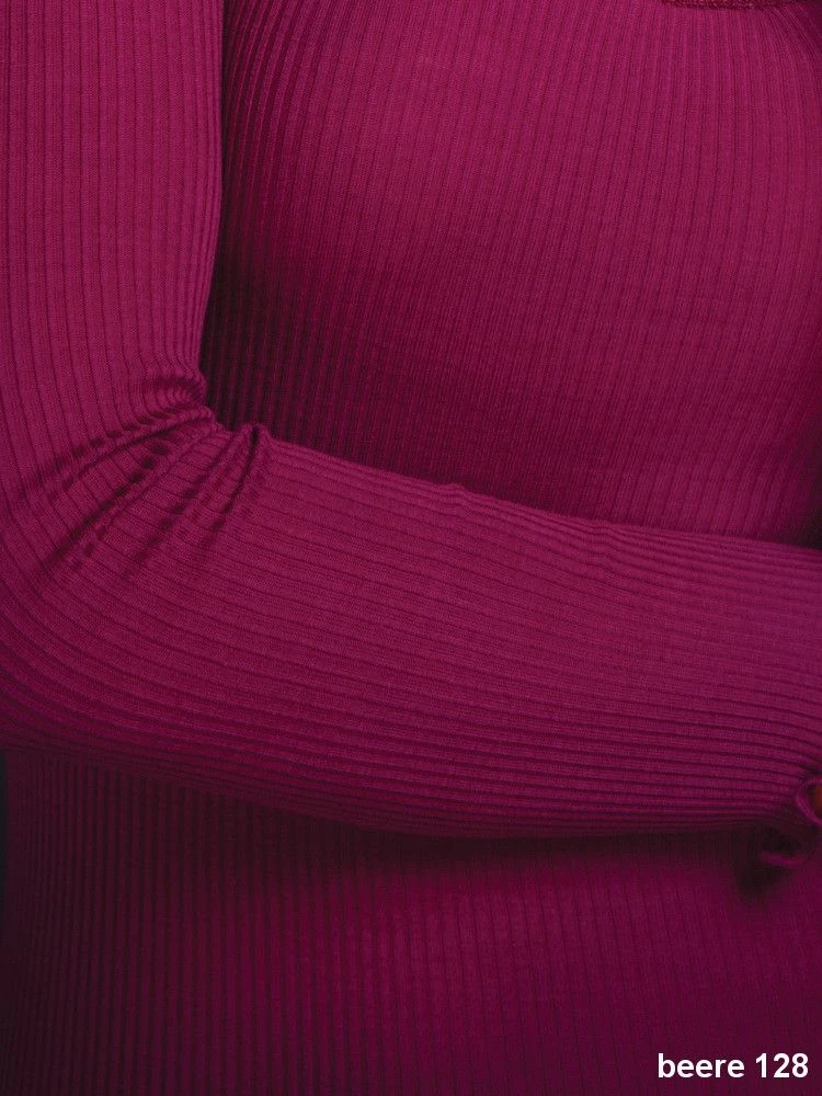 Merinowolle-Seide LANGARM SHIRT Mit Spitze Von Artimaglia 9 Merinowolle-Seide LANGARM SHIRT Mit Spitze Von Artimaglia – Bild 7