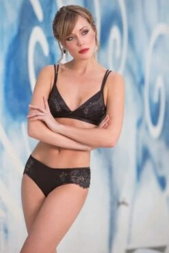 Seta Superior Seide Triangel-BH SPECIALE Von Cotton Club -MAISON LEJABY Verkaufsgeschäft z speciale eccelsa nero cotton club seta cotton club seta cotton club